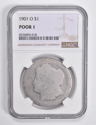 POOR 1 1901-O Morgan Silver Dollar NGC Lowball Low Ball *4633