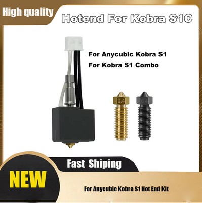 Hotend Kit for Anycubic Kobra S1/S1 Combo 3D Printer Hot End Nozzle Lot Part AAU