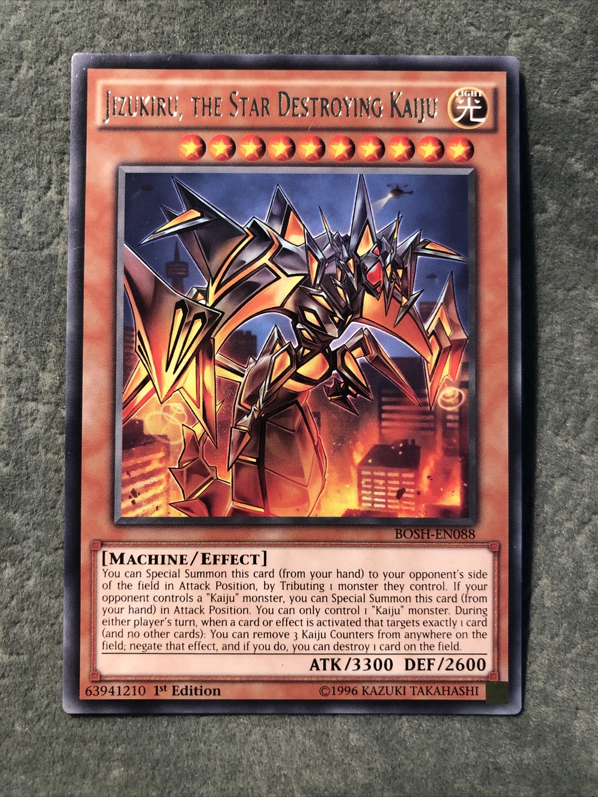 Yugioh Jizukiru The Star Destroying Kaiju Rare 1st Edition Bosh En0 For Sale Online Yugioh Jizukiru The Star Destroying Kaiju Rare 1st Edition Bosh En0 For Sale Online