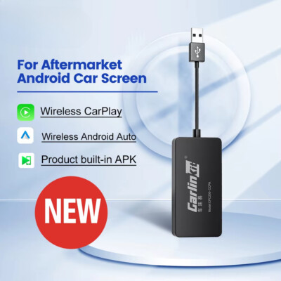 Wred & Wireless Android Auto & CarPlay Dongle Car USB Adapter Android Car Radio