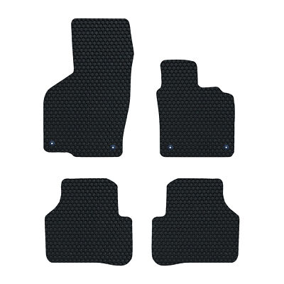 Fits VW Passat B6 2005-2011 Tailored Rubber Car Mats Black Floor Set