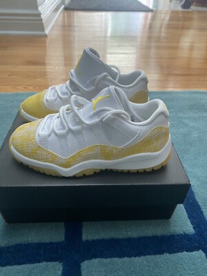 Air Jordan 11 Low Yellow Snakeskin | eBay