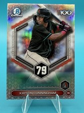2026 Bowman #BTP-79 Kayson Cunningham Bowman Scouts' Top 100 Diamondbacks