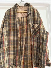 Vintage 90s St. John's Bay cotton Shirt Size Large Heavyweight USA Made Plaid