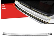 Ladekantenschutz für Seat Ateca ab 2016 Stoßstangenschutz Edelstahl Schutzleiste