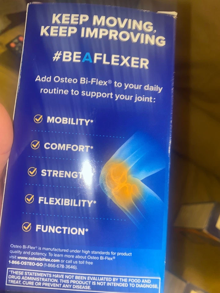 Osteo Bi-Flex Salud Articular Triple Fuerza. 120 Comprimidos, Exp 2/28 Foto 4 de 4