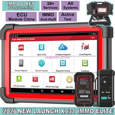 Launch X431 IMMO ELITE X-PROG3 KEY Programming Full System Diagnostic Scanner US