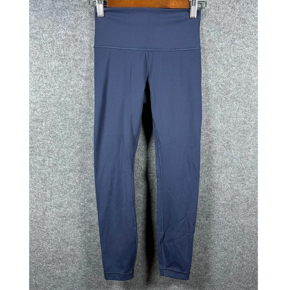 Leggings recortados de tiro alto Lululemon Align para mujer pantalones deportivos de yoga talla 4 Foto 2 de 4