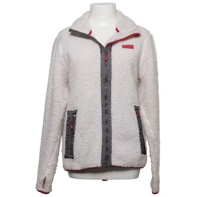 Scandi Nomad, Fleecejacke, Damen, Größe: S, Weiß/Rot/Grau, Polyester #GDa