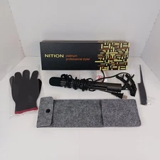 NITION Platinum Professional Hair Styler, Temp. Control 2 in 1 3D Styling Iron