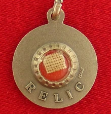 Vintage SAINT JOHN NEUMANN Relic Medal 3RD CLASS Religious Touch Relic Cloth