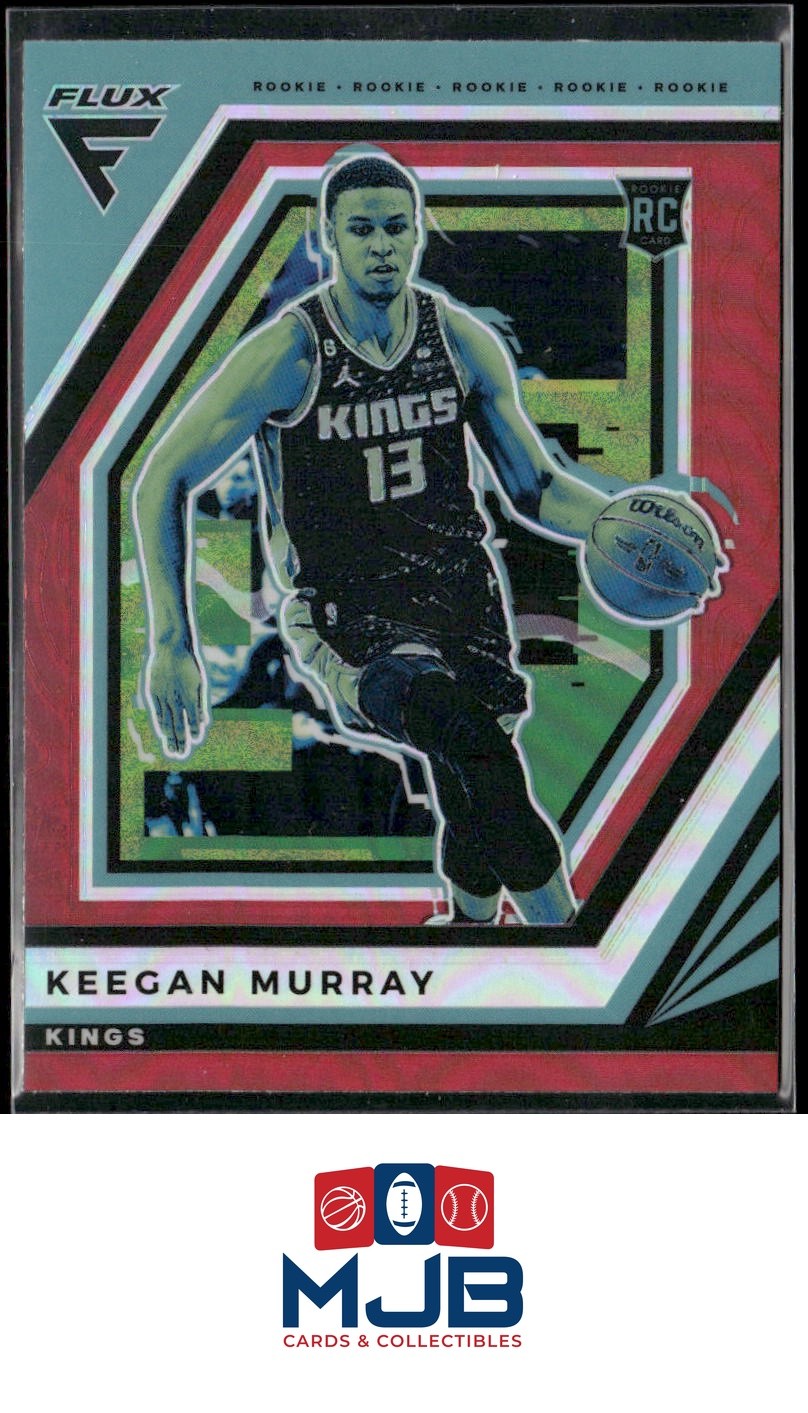 2022-23 Panini Flux Keegan Murray Red Rookie #228 Sacramento Kings