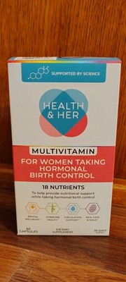 Health & Her Multivitamin For Women Taking Hormonal BC 60 Capsules