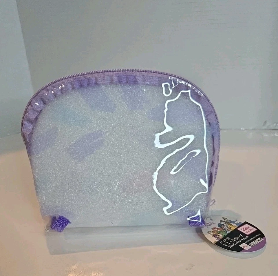 Daiso Disney Princesa Rapunzel Transparente Viaje, Maquillaje, Estuche para Lápices Foto 2 de 4