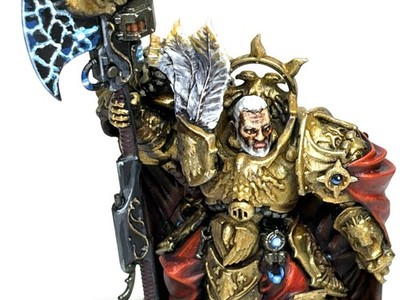 Trajann Valoris Warhammer 40K Custodes, Pro Painted, Based, Ready To Ship