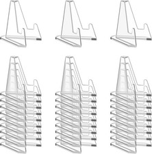 30 Pack Mini Clear Acrylic Display Stands