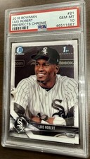 Topps 2018 Bowman Chrome Prospects Luis Robert BCP21 1st Bowman RC PSA 10