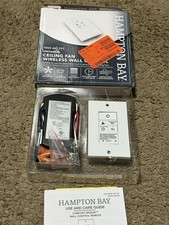 Hampton Bay 3-Speed Universal Ceiling Fan Wireless Wall Control Damp Rated 