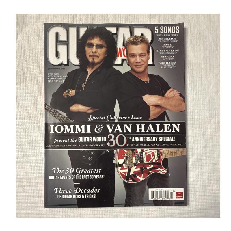 Guitar World Special Collector's 30th Anniversary Issue May 2010 Iommi Van Halen
