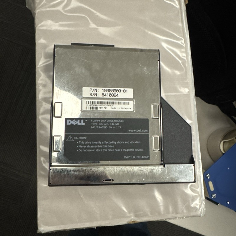 Dell 19308900-01 4702P Floppy Drive Module 1.44MB – Tested Working Latitude Cpx