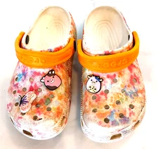 Crocs Classic Juniors Tie-Dye Graphic Clog Multicolor Size 4