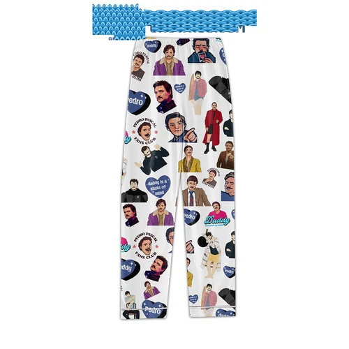 Pedro Pascal Fan Satin Pajamas Set