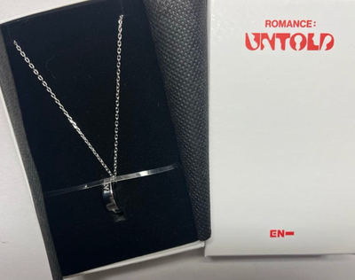 ENHYPEN ヒスン ROMANCE UNTOLD リングネックレス Enhypen HEESEUNG ROMANCE UNTOLD Ring Necklace with photocard NEW