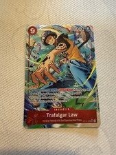 One Piece TCG Trafalgar Law Alt Art OP14-009 SR The Azure Sea’s Seven English NM