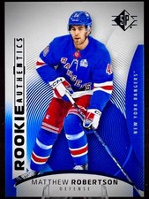 2025-26 Upper Deck SP - Matthew Robertson #128 - Rookie Authentics Blue (RC)