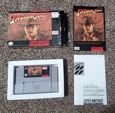 Indiana Jones Greatest Adventures Super Nintendo SNES CIB original shrink wrap