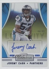 2016 Panini Rookies & Stars True Blue 40/49 Jeremy Cash #RLS-JCA Auto 0v0