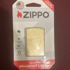 Zippo Genuine Windproof Lighter Street Brass Made in USA