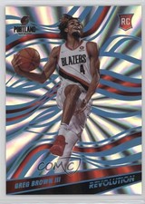 2021-22 Panini Revolution Rookies Sunburst 17/60 Greg Brown III #130 1d0h
