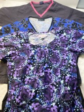 womens scrub Shirts Set Of 3