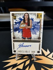 2025 WNBA Impeccable Georgia Amoore RC Auto # 1/10 On Card 