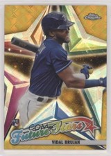 2022 Topps Chrome Logofractor Edition Gold Refractor 31/50 Vidal Brujan 0nr3