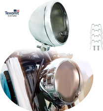 7" LED Headlamp Shell Protective Cover Motorcycle 7 Inch Head Lamp Bucket Compat