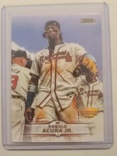 2025 Topps Stadium Club Ronald Acuna Jr. #4 SSP Members Only Parallel Braves