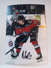 Pavel Novak WHL Team 4x6 Photo Signed Autograph Signature Rookie Juniors Rc Auto