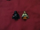 LEGO Star Wars Minifigures LOT. Darth Vader & Obi-Wan  ,Light up lightsaber