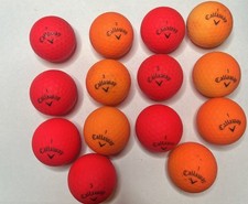 14 Callaway Superhot Matte Color Mix Good Quality Used Golf Balls AAA