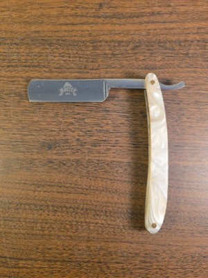 Master USA Barber's Straight Razor Knife MU-1014BW