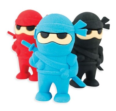 Ooly Ninja erasers