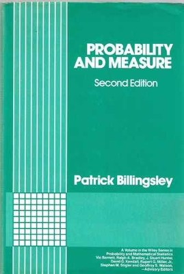 Probability and Measure (Wiley Series - Hardcover, by Billingsley Patrick - Good