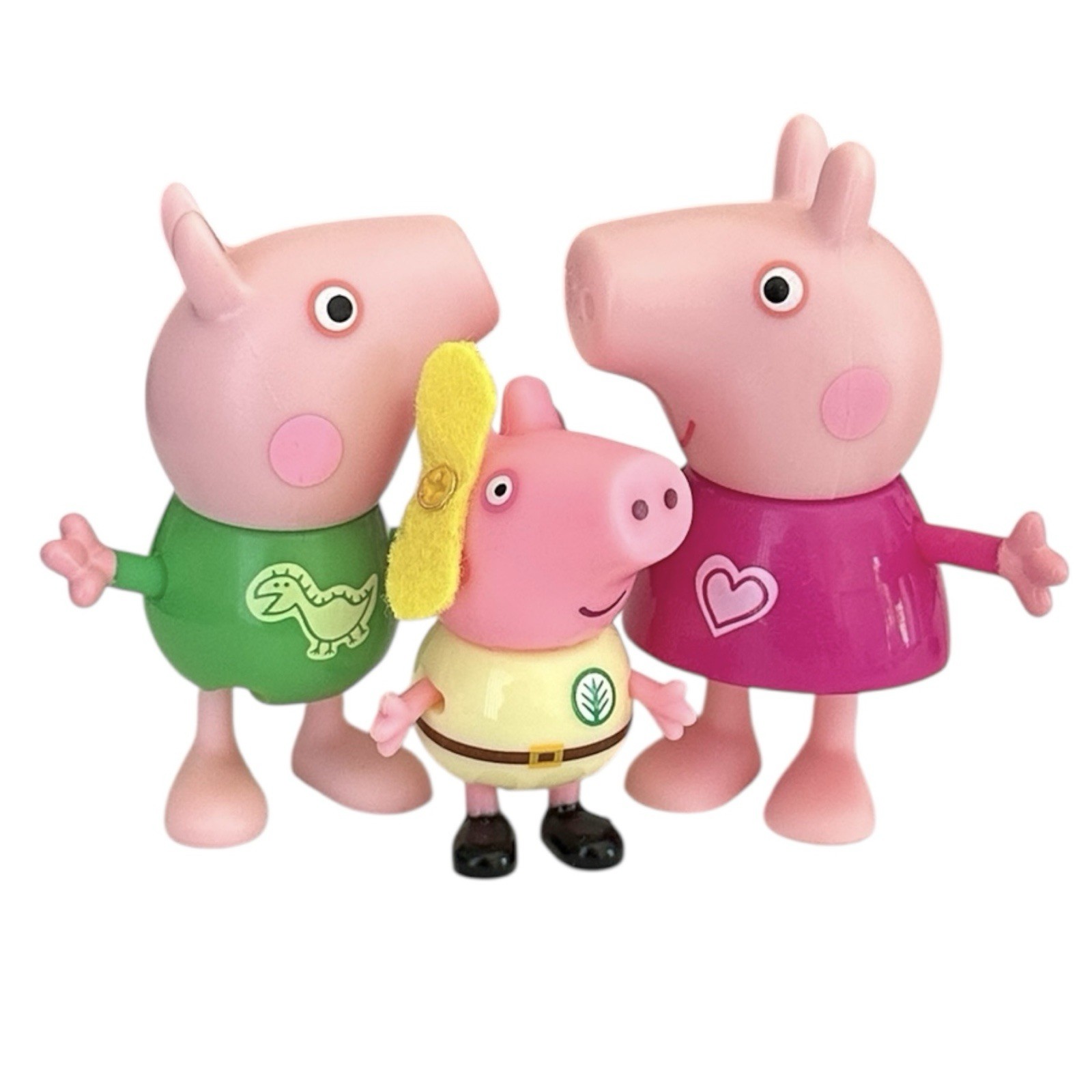 GC Poseable Baby Evie, Cousin Chloe & Baby Alexander, 2 Grands, Peppa Pig Core 4