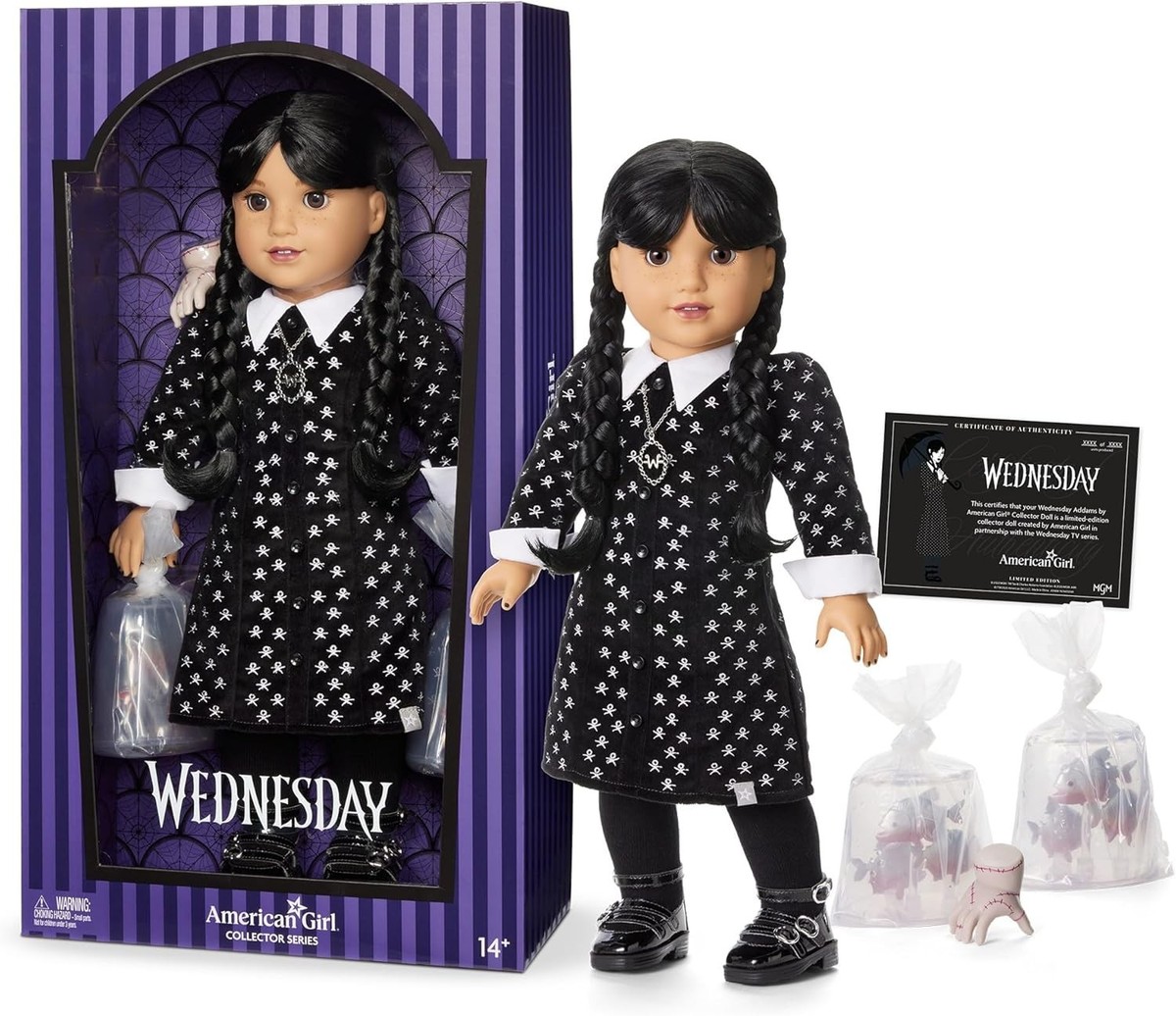 American Girl 18-inch Doll Wednesday Addams Collector Doll with