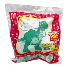 New Vintage Disney Pixar Toy Story 2 REX 6" Candy Dispenser McDonald's Promotion