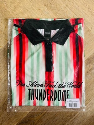 Thunderdome FTS Football T-shirt SOCCERSHIRT L GABBER HARDCORE SOCCER NEW