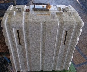 Parker Plastics Heavy Duty Equipment Container Case - White 24.5"X24.5"X14.5"