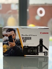 Image of Canon PowerShot G7 X Mark III 20.1MP Black Premium Vlogger Kit Brand New
